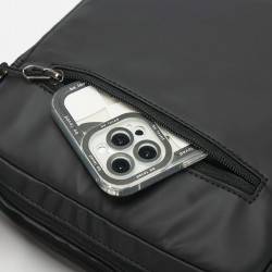 Fashionable crossbody bag, large capacity chest bag, business commuting storage bag, 2025 new men's single shoulder chest bag