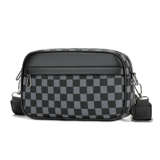 Cross-border new men's crossbody bag, fashionable and simple, casual bag for daily use, large capacity single shoulder bag, cross-border wholesale Cross-border new men's crossbody bag, fashionable and simple, casual bag for daily use, large capacity single shoulder bag, cross-border wholesale