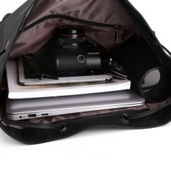 Thick paper storage box, hard lid, multi-functional archive storage bag for travel, portable travel bag for business trips, large-capacity foldable storage basket
