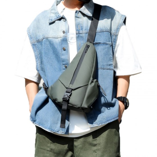 Business men's single shoulder crossbody bag, new trendy multi-functional small square bag, multiple pockets, business commuting portable backpack, new men's bag Business men's single shoulder crossbody bag, new trendy multi-functional small square bag, multiple pockets, business commuting portable backpack, new men's bag