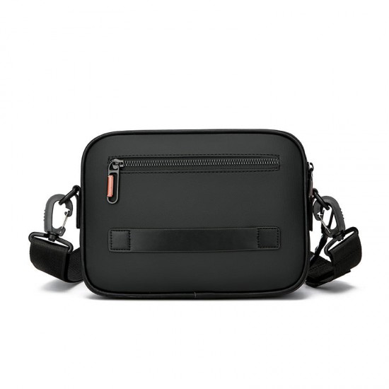 New style men's single shoulder bag, business casual vertical crossbody bag, PU soft leather handbag, business travel zero money men's bag