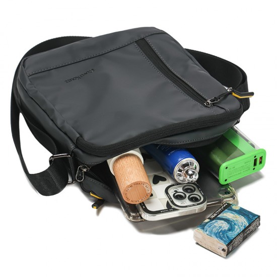 Men's trendy single shoulder bag, outdoor sports casual chest bag, new multi-functional travel bag, multi-pocket, business commuting backpack, small crossbody bag for spring outing