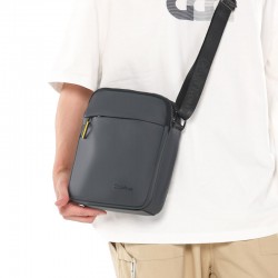 Fashionable crossbody bag, large capacity chest bag, business commuting storage bag, 2025 new men's single shoulder chest bag