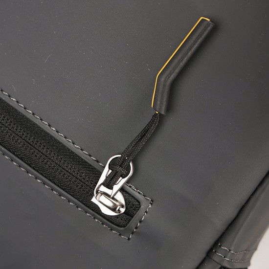 Men's cross-body bag, trendy casual bag with check pattern, multi-layer casual bag for men, men's casual bag with high quality leather, Korean casual single-shoulder bag for men