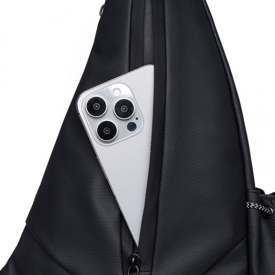 Business men's single shoulder crossbody bag, new trendy multi-functional small square bag, multiple pockets, business commuting portable backpack, new men's bag Business men's single shoulder crossbody bag, new trendy multi-functional small square bag, multiple pockets, business commuting portable backpack, new men's bag
