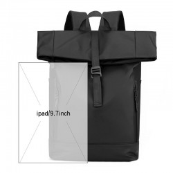 Men's and women's double shoulder bag, casual travel, simple schoolbag, lightweight and fashionable multi-functional large-capacity men's hiking bag
