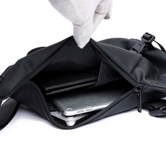 Business men's single shoulder crossbody bag, new trendy multi-functional small square bag, multiple pockets, business commuting portable backpack, new men's bag Business men's single shoulder crossbody bag, new trendy multi-functional small square bag, multiple pockets, business commuting portable backpack, new men's bag