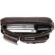 Men's single shoulder bag, new style lychee men's cross-body small bag, business commuting cross-body bag, casual travel handbag