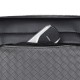 New style handbag for casual wear with woven texture, men's cross-body bag for business and casual wear, trendy casual bag for cross-body carrying, high-quality simple handbag with grip for men